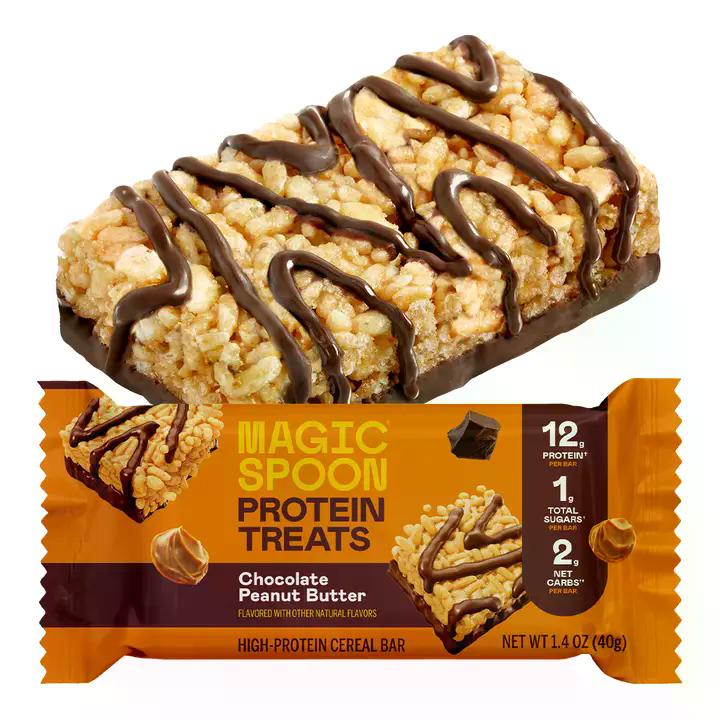 Magic Spoon - Peanut Butter Chocolate Protein Cereal Bar - 1.4 oz