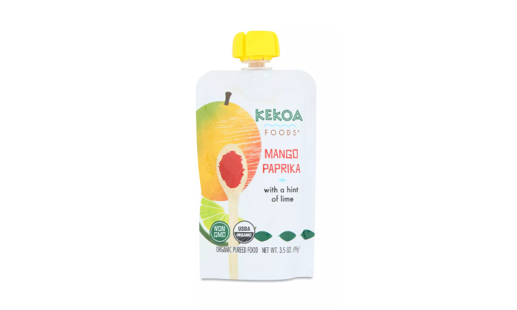 Kekoa Foods - Organic Mango Paprika Vegeterian Baby Food Purée - 3.5 oz