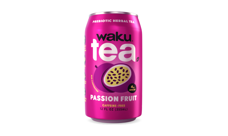 Waku - Passion Fruit Prebiotic Tea - 12 oz