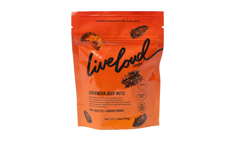 Live Loud Foods - Caribbean Jerk Nuts - 3.5 oz