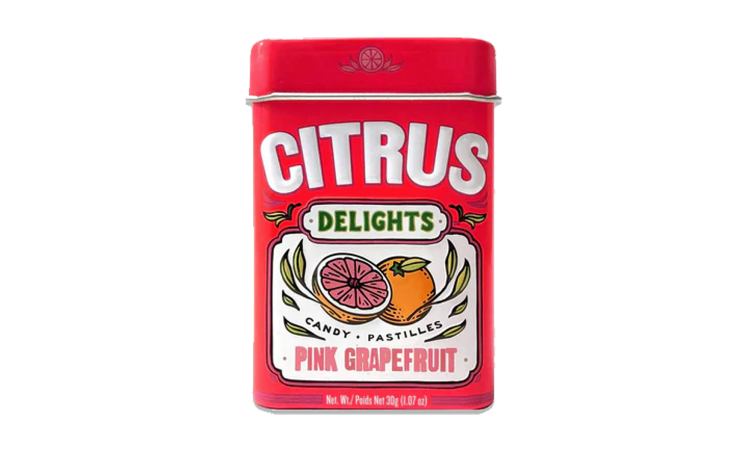 Big Sky Brands Inc. - Pink Grapefruit Citrus Delights Candy Pastilles - 1.07 oz