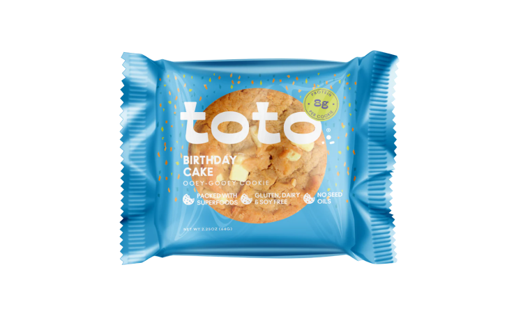 Toto Foods Co  - Birthday Cake Cookie - 2.25 oz