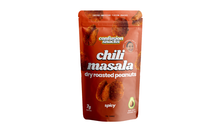 Confusion Snacks - Chili Masala Dry Roasted Peanuts - 7 oz