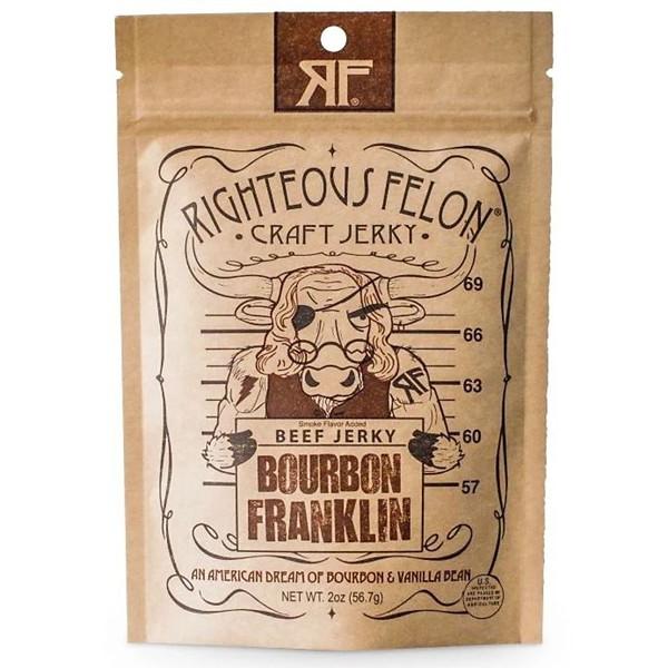 Righteous Felon - Bourbon Franklin Beef Jerky 2oz