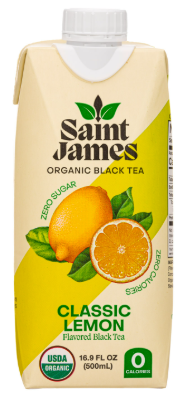 Saint James - Classic Lemon Black Tea - 16 oz