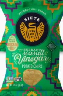 Siete - Salt & Vinegar Kettle Cooked Potato Chips 1.5oz
