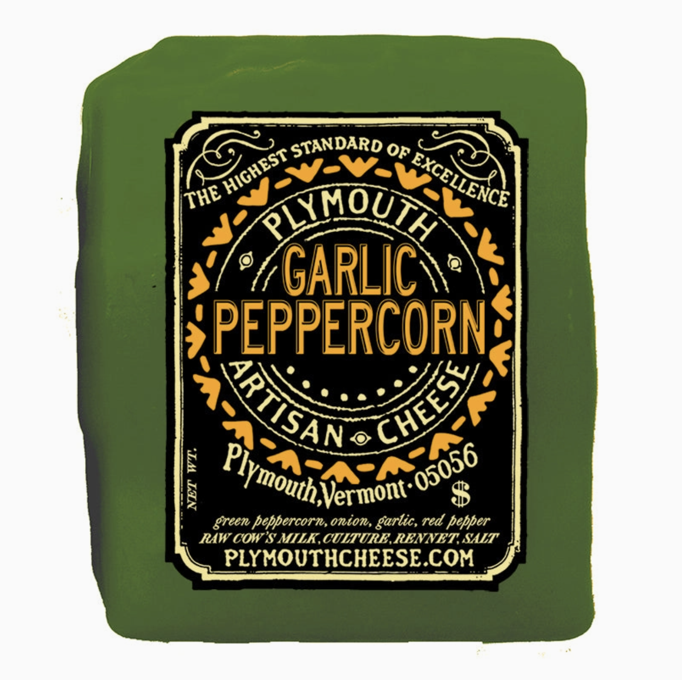 Plymouth Cheese - Garlic Peppercorn Cheddar