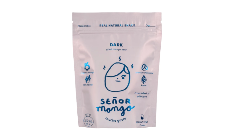 Señor Mango - Mr. Mango Dark Chocolate Dipped Mango - 2.12 oz
