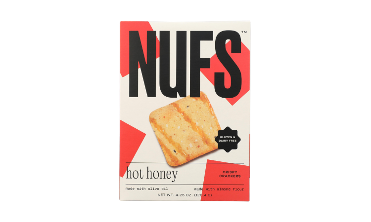 Nufs - Hot Honey Gluten-Free & Seed Oil Free Crackers - 4.25 oz
