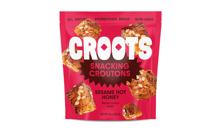 Croots - Sesame Hot Honey Snacking Croutons - 5 oz