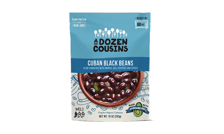 A Dozen Cousins - Ready To Eat Beans Cuban Black - 10 oz