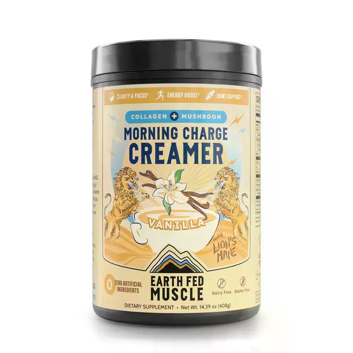 Morning Charge Vanilla Supernutrient Creamer with Lion’s Mane