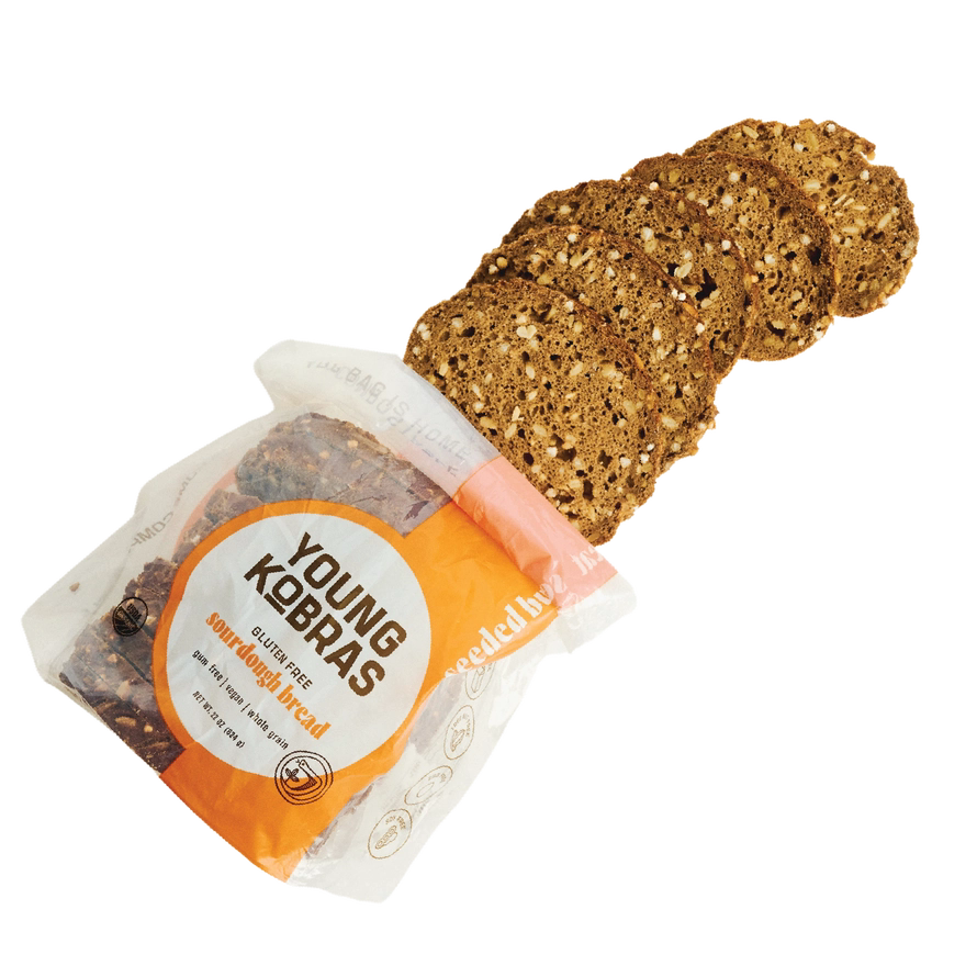 Young Kobras - Seeded Buckwheat Gluten-Free Sourdough Bread - Frozen