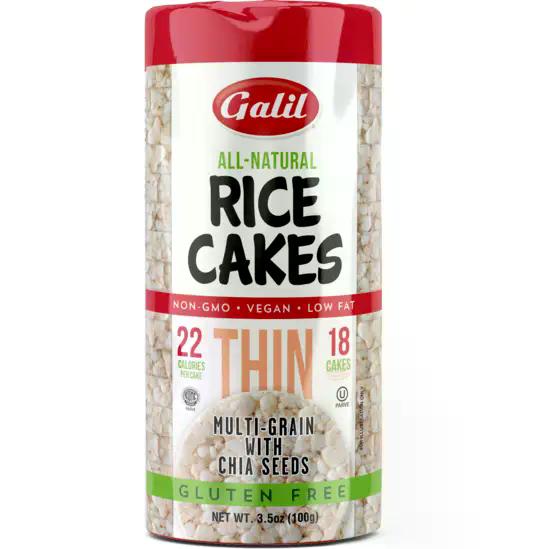 Galil Rice Cakes Thin Multigrain Sea Salt