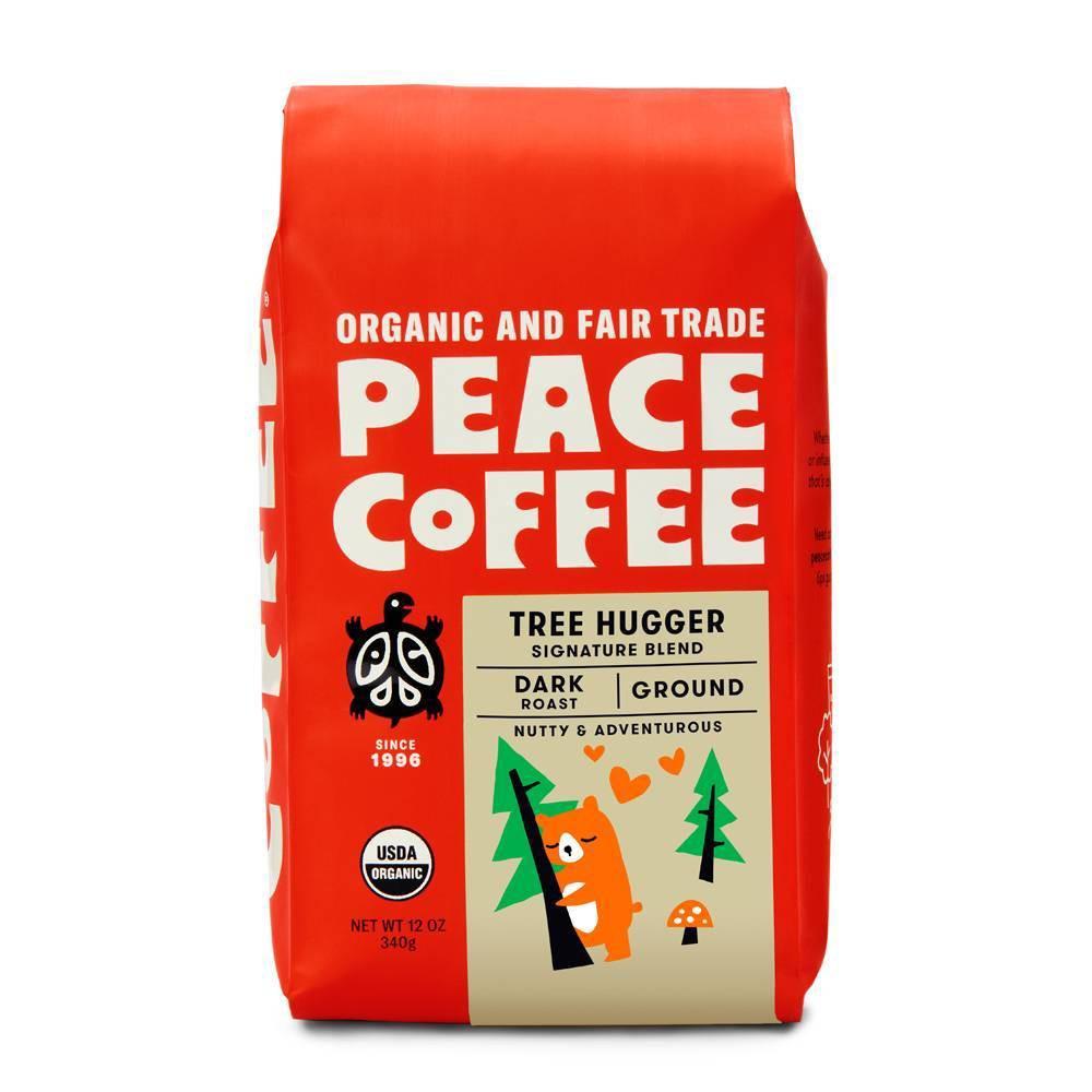 Peace Coffee, Ground Tree Hugger Blend, 12 Oz