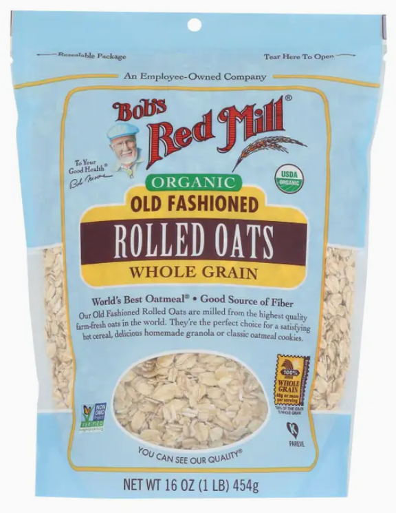 Bob's Red Mill Organic Rolled Oats - 16 Oz