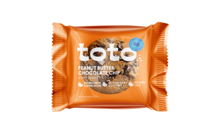 Toto Foods Co - Peanut Butter Chocolate Chip Cookie - 2.25 oz