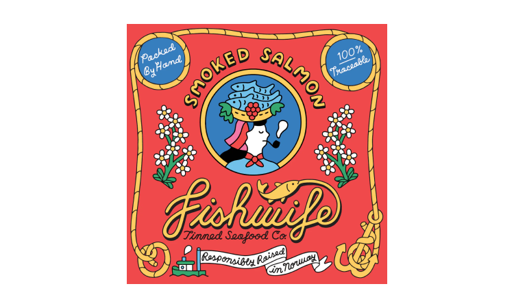 Fishwife Tinned Seafood Co. - Smoked Atlantic Salmon - 3.5 oz