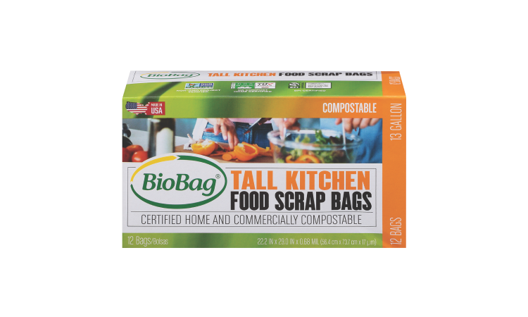 BioBag - 100% Compostable Food Waste Bag - 13 gal