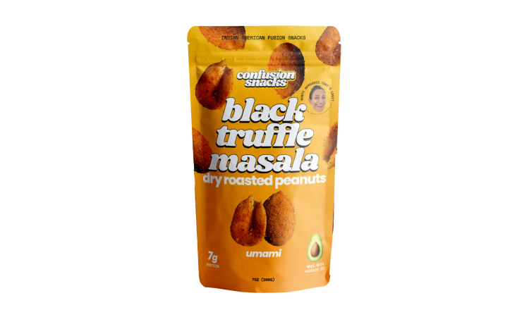 Confusion Snacks - Black Truffle Masala Dry Roasted Peanuts - 7 oz
