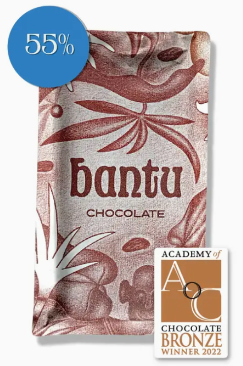 Bantu Chocolate - Limbe 55% - Vegan Chocolate Bar - 3.2 oz