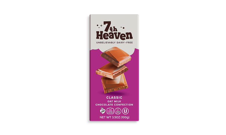 7th Heaven Chocolate - Classic Oat Milk Chocolate Bar - 3.4 oz
