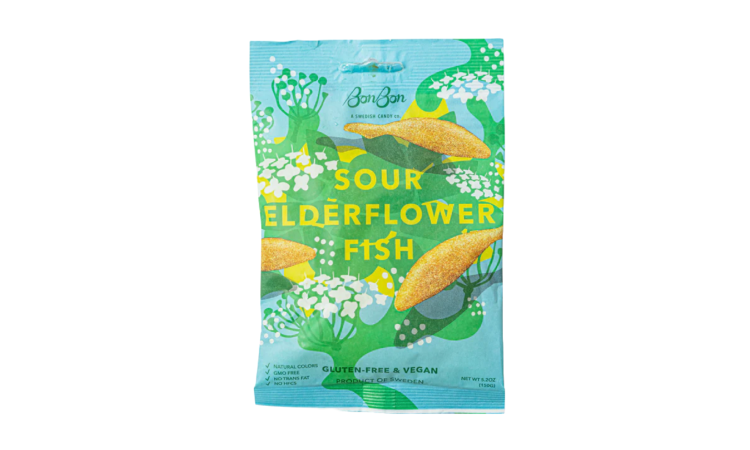 BonBon NYC - Sour Elderberry Fish - 5.2 oz