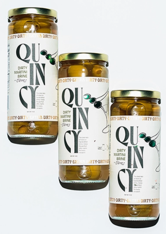 Quincy Jar (Olives & Martini Brine)- 16oz