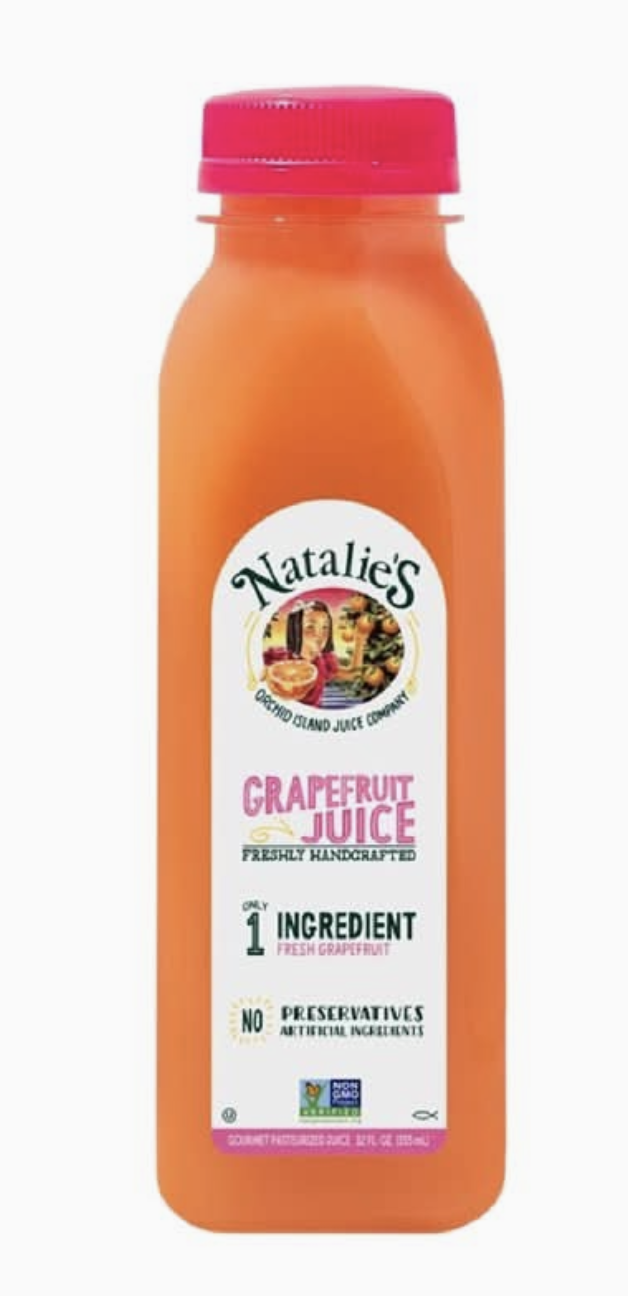 Natalie's Grapefruit Juice - 12oz bottle