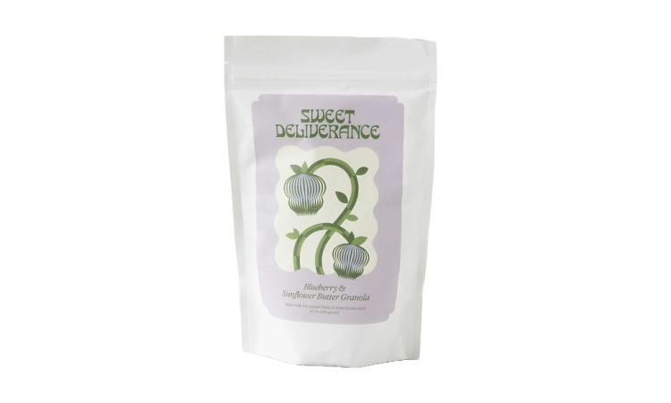 Sweet Deliverance - Blueberry & Sunflower Butter Granola - 8 oz