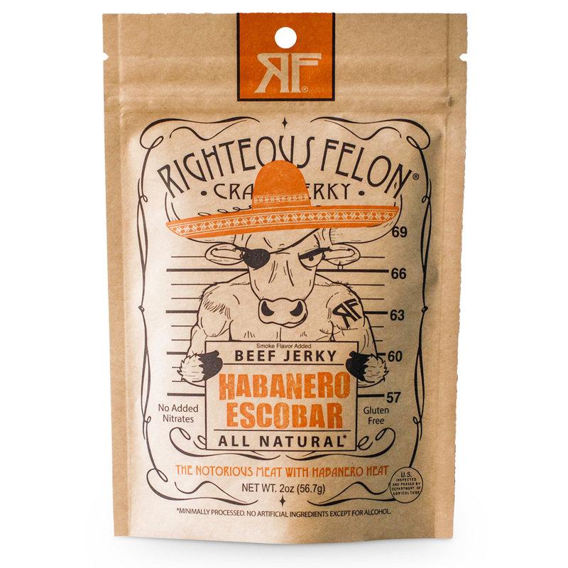 Righteous Felon - Habanero Escobar Beef Jerky
