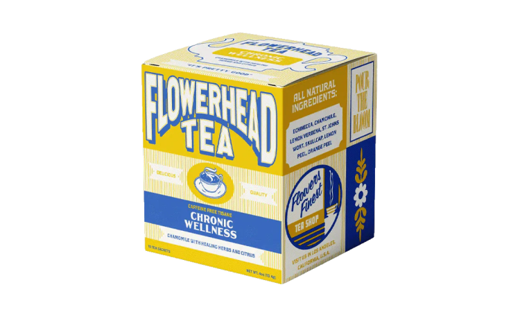 Flowerhead Tea - Chronic Wellness Tea Bags - 4 oz