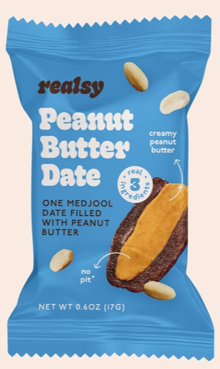 Realsy - Peanut Butter Dates - 0.6 oz