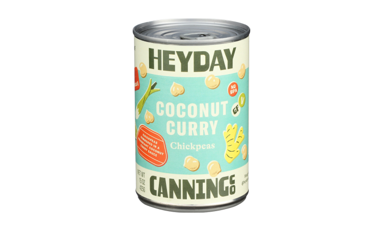 HeyDay Canning Co - Coconut Curry Chickpeas - 15 oz