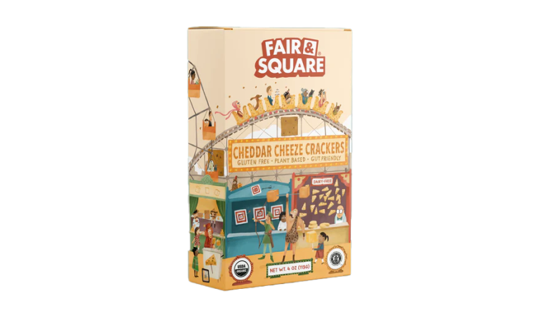 Fair & Square - Cheddar Cheeze Crackers - 4 oz