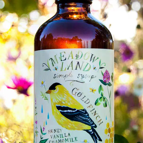 Meadowland - Goldfinch Simple Syrup - 8oz.