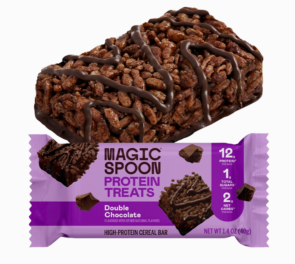 Magic Spoon - Double Chocolate Protein  Cereal Bar - 1.4 oz