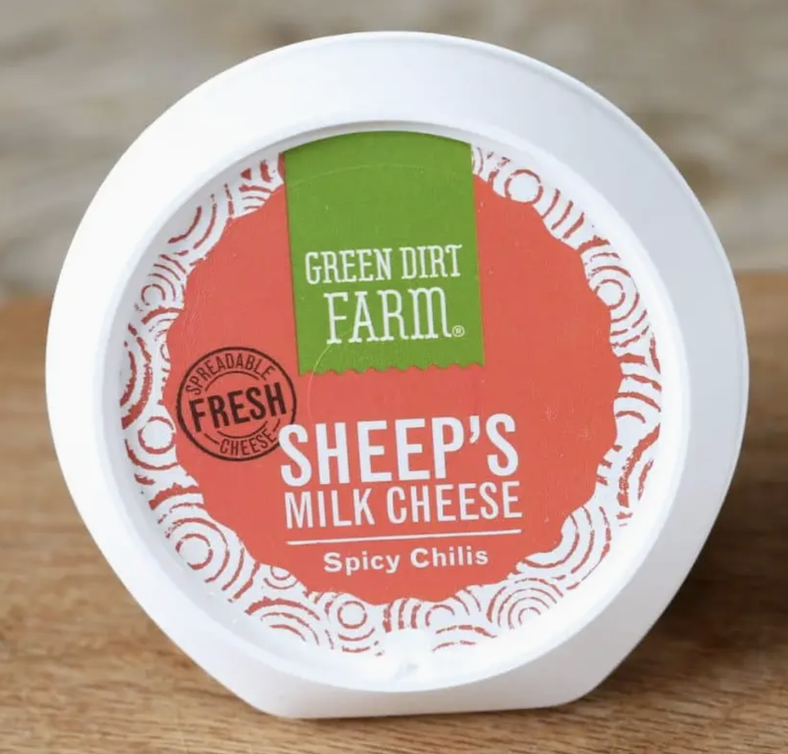 Fresh Spreadable Sheep's Milk Cheese- Spicy Chili 3.5oz