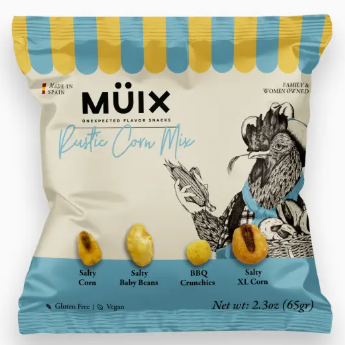 Muix Snacks - Rustic Corn & Nuts Mix - 2.3 oz