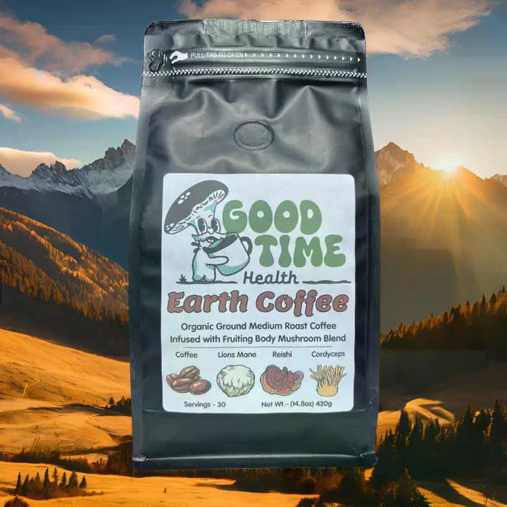 Good Time Health - Earth Coffee, 14.8 Oz