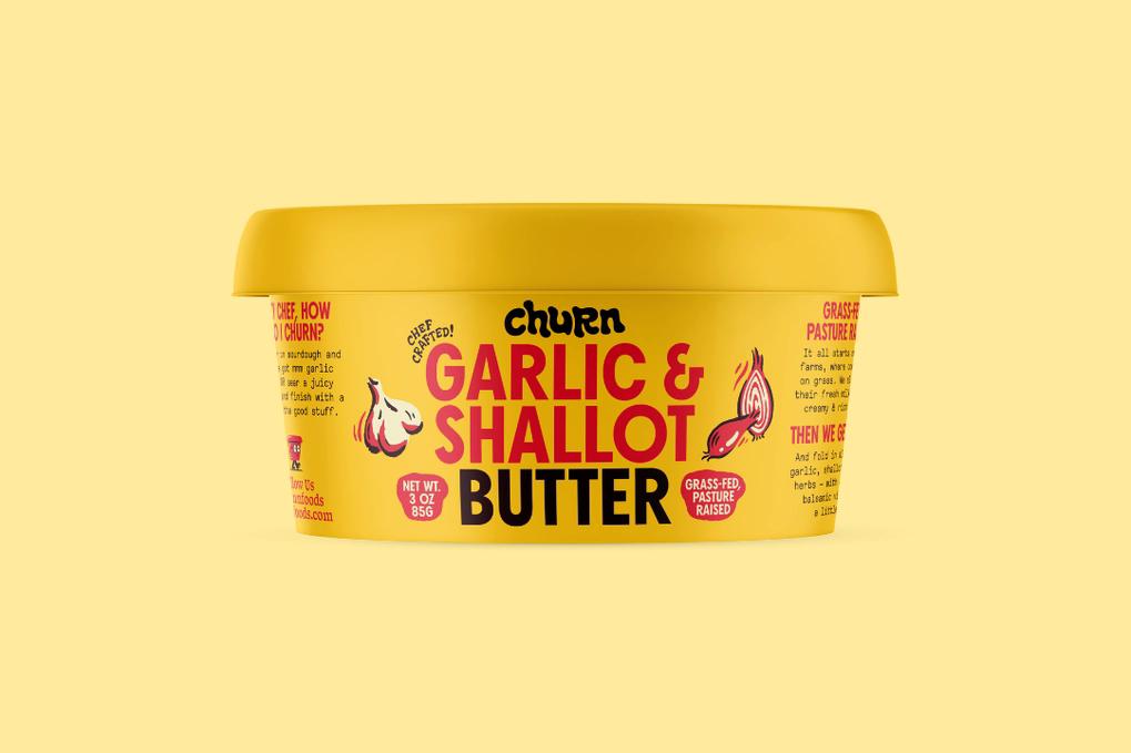 Churn - Garlic & Shallot Butter 3oz
