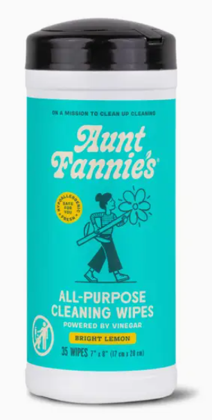 Aunt Fannie's - Cleaning Vinegar Wipes, All Purpose