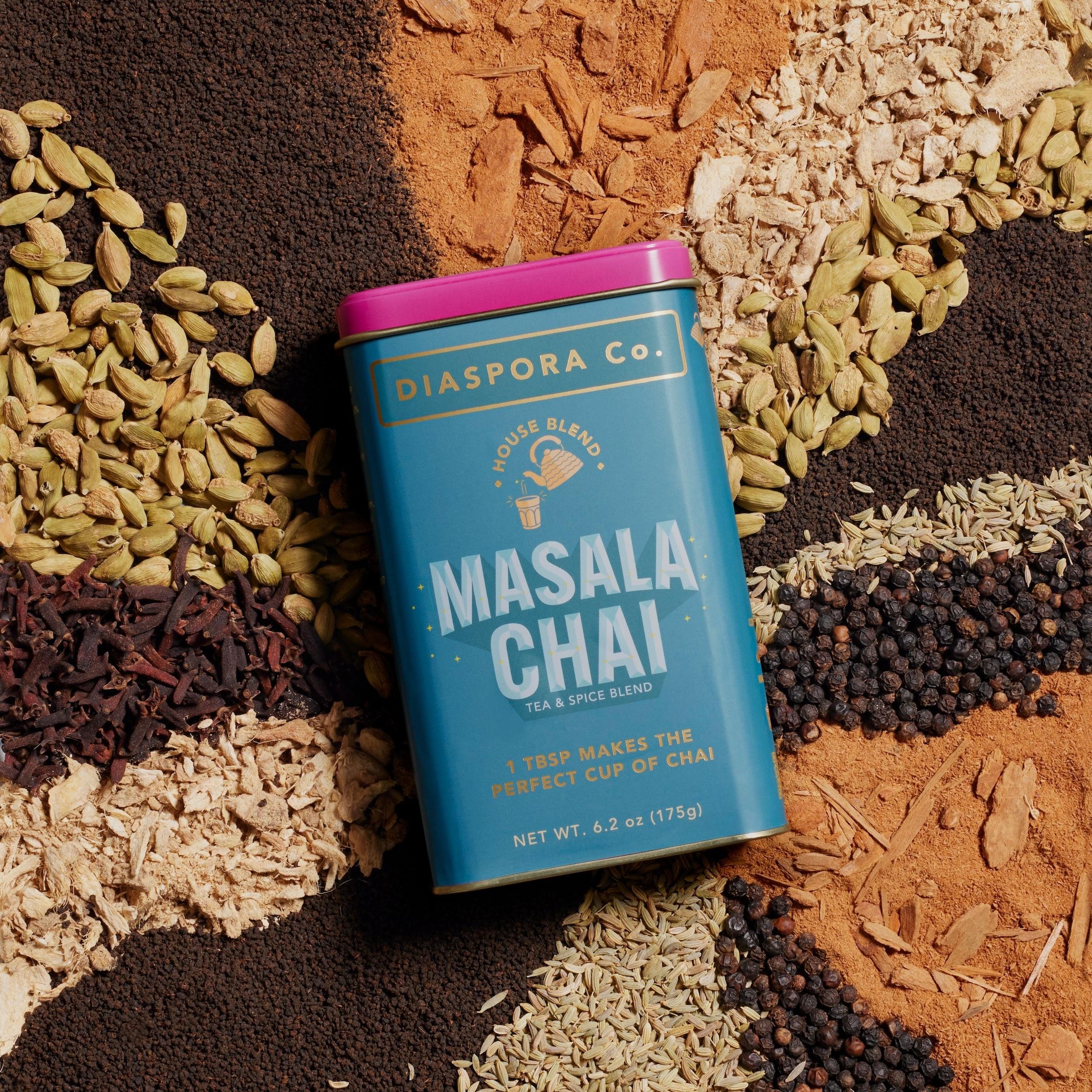 Diaspora Masala Chai - Tea and Spice Blend 6.2 oz