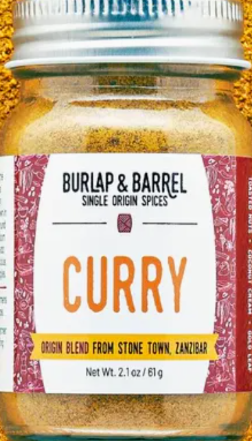 Burlap & Barrel - Curry - Single Origin Spice Blend 2.1 oz