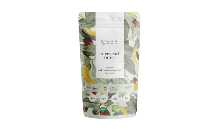Ancestral Organics - Dark Chocolate Coated Banana Bites - 2.64 oz
