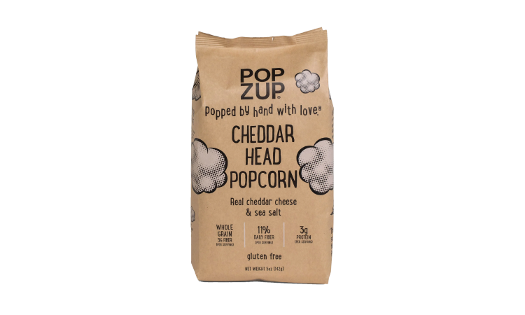 Popzup Popcorn - Cheddar Head Popcorn - 5 oz