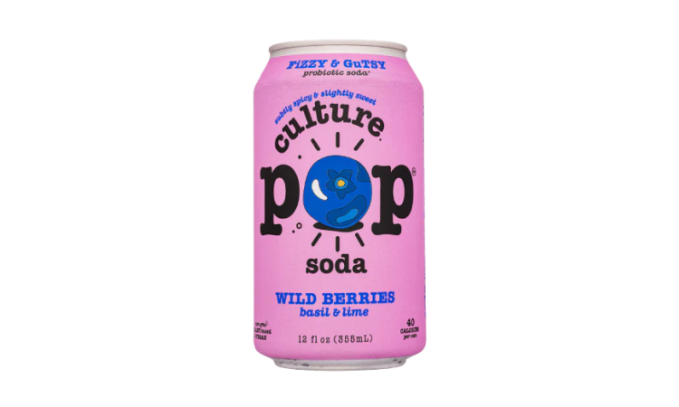 Culture Pop - Wild Berries & Lime Probiotic Soda - 12 fl oz