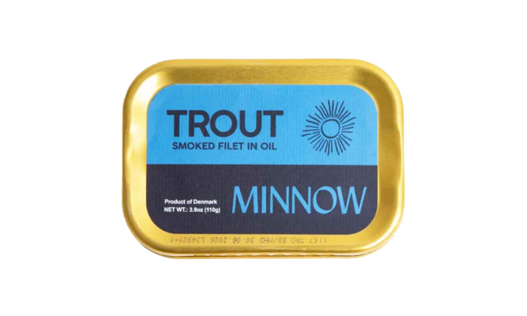 Minnow - Smoked Trout Filet in Oil - 3.9 oz