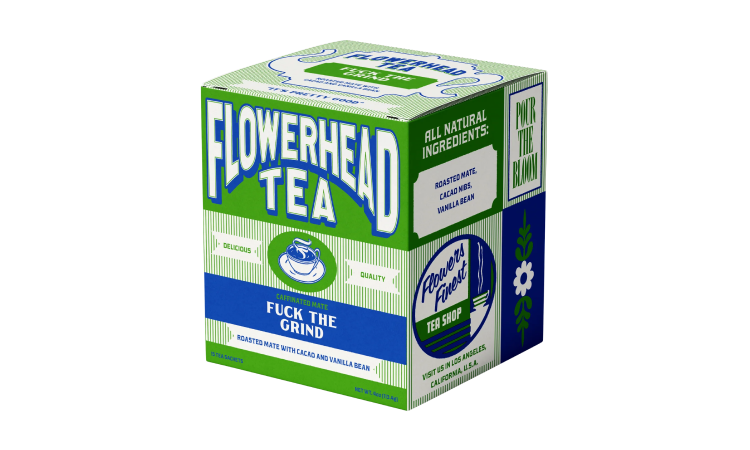 Flowerhead Tea - Fuck the Grind Tea Bags - 4 oz
