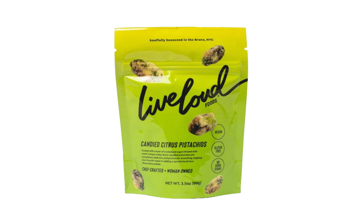 Live Loud Foods - Candied Citrus Pistachios - 3.5 oz